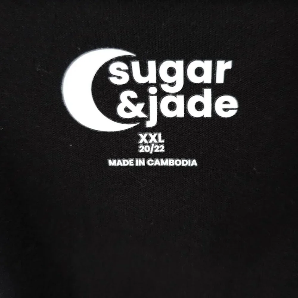 Yin Yang T Shirt Womens Size 2XL Black Constellations Star Charts Astrology - Picture 5 of 7